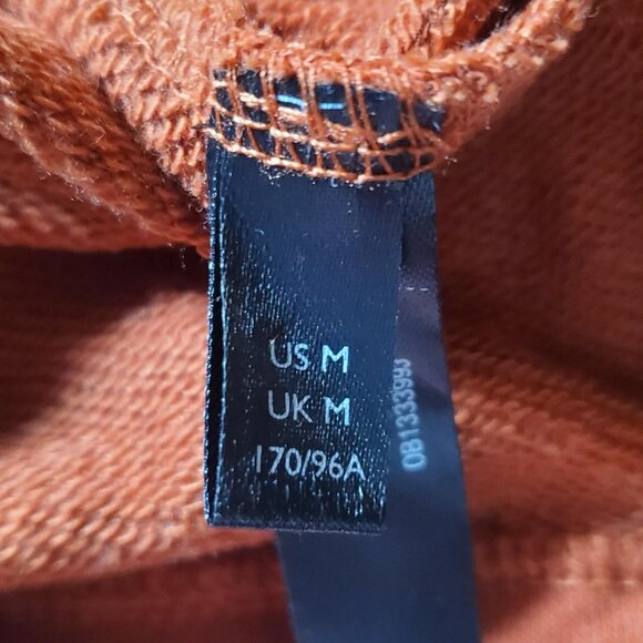 Daily Practice Anthropologie Top NWT Brown Motif Burnt Sienna Polka Dot Sz M - Picture 8 of 16